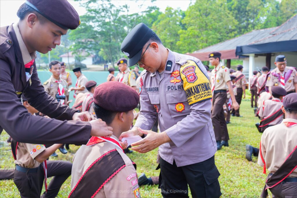 223 Santri Tempa Diri di Tapakan Pramuka Garuda