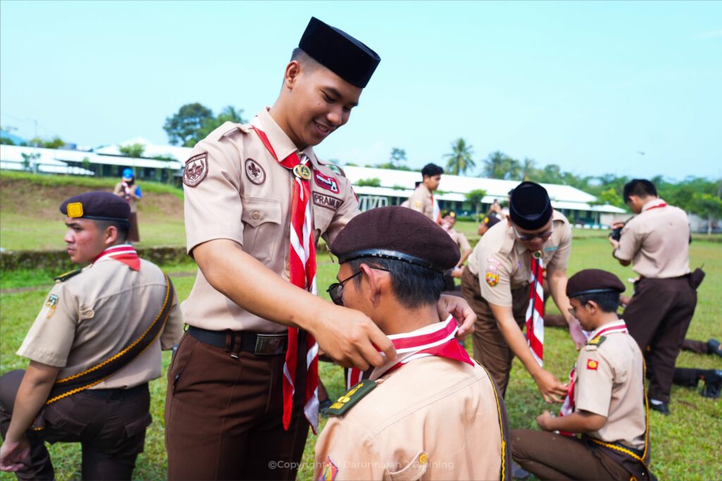 223 Santri Tempa Diri di Tapakan Pramuka Garuda