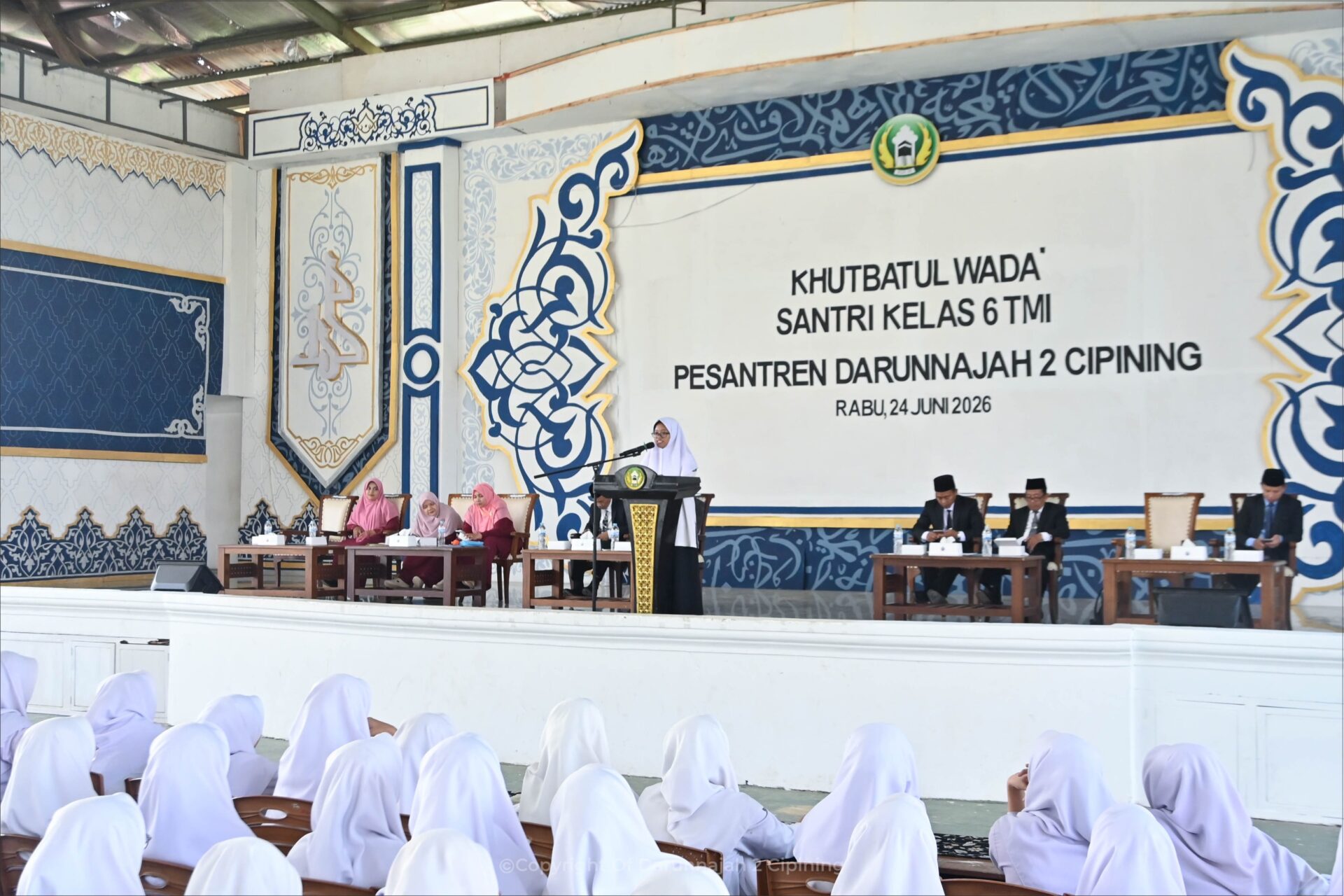 Momen Haru dan Khidmat, 119 Santriwati Kelas 6 TMI Darunnajah Laksanakan Khutbatul Wada’ 2026