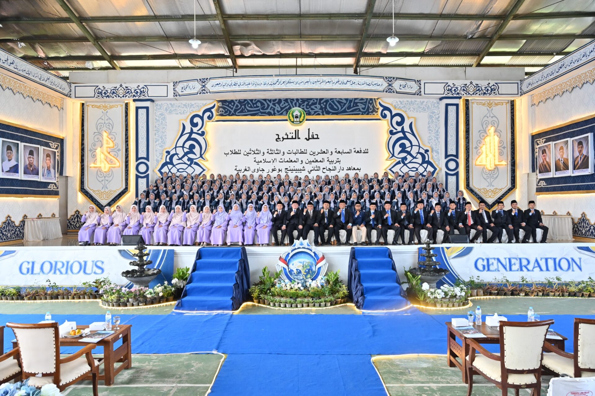 Dari Pesantren untuk Bangsa, Haflah Takharuj 627 Glorious Generation Putri Darunnajah 2 Cipining 2026 Sukses Digelar