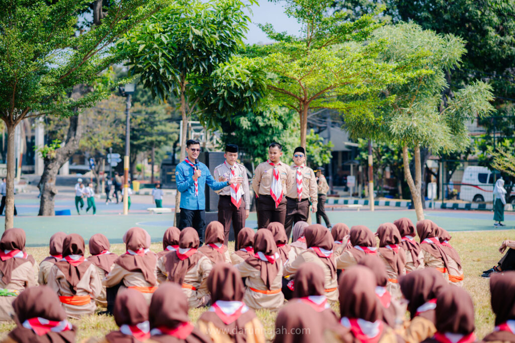 Kwarnas Tinjau Kesiapan Atraksi Tarian Kolosal Santri Darunnajah untuk Hari Pramuka ke-65 dan Jamnas XII 2026