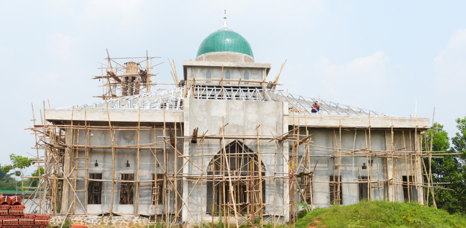 Melengkapi Sarana Ibadah Santri Putra, Masjid Wakaf dibangun di Titik Horizon