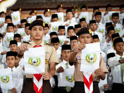 Estafet Amanah, Kelas 5 TMI Putra Resmi Dilantik Jadi Pengurus Organisasi