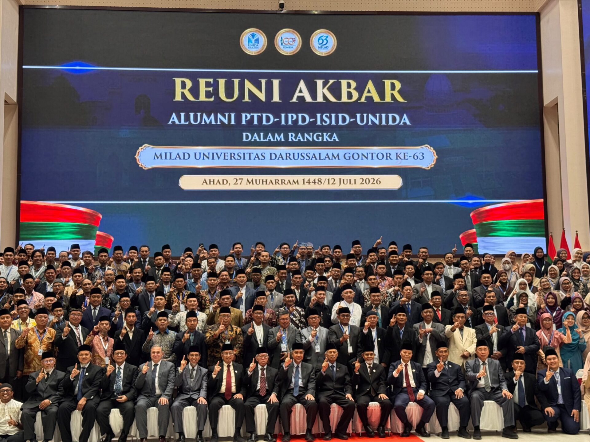 Pimpinan Pesantren Darunnajah Hadiri Milad ke-63 UNIDA Gontor, Perkuat Kolaborasi Pendidikan Pesantren