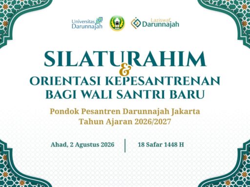Informasi Kedatangan Santri Baru Pondok Pesantren Darunnajah Tahun Ajaran 2026-2027