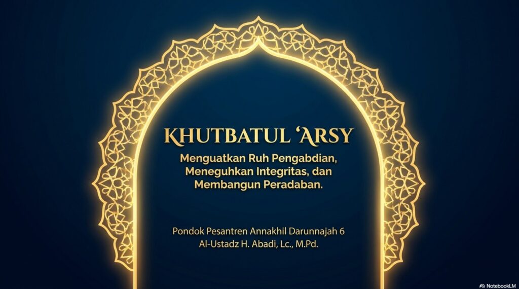 Khutbatul 'Arsy Guru Pondok Pesantren Annakhil Darunnajah 6 Menyatukan Hati, Meneguhkan Pengabdian, Membangun Peradaban