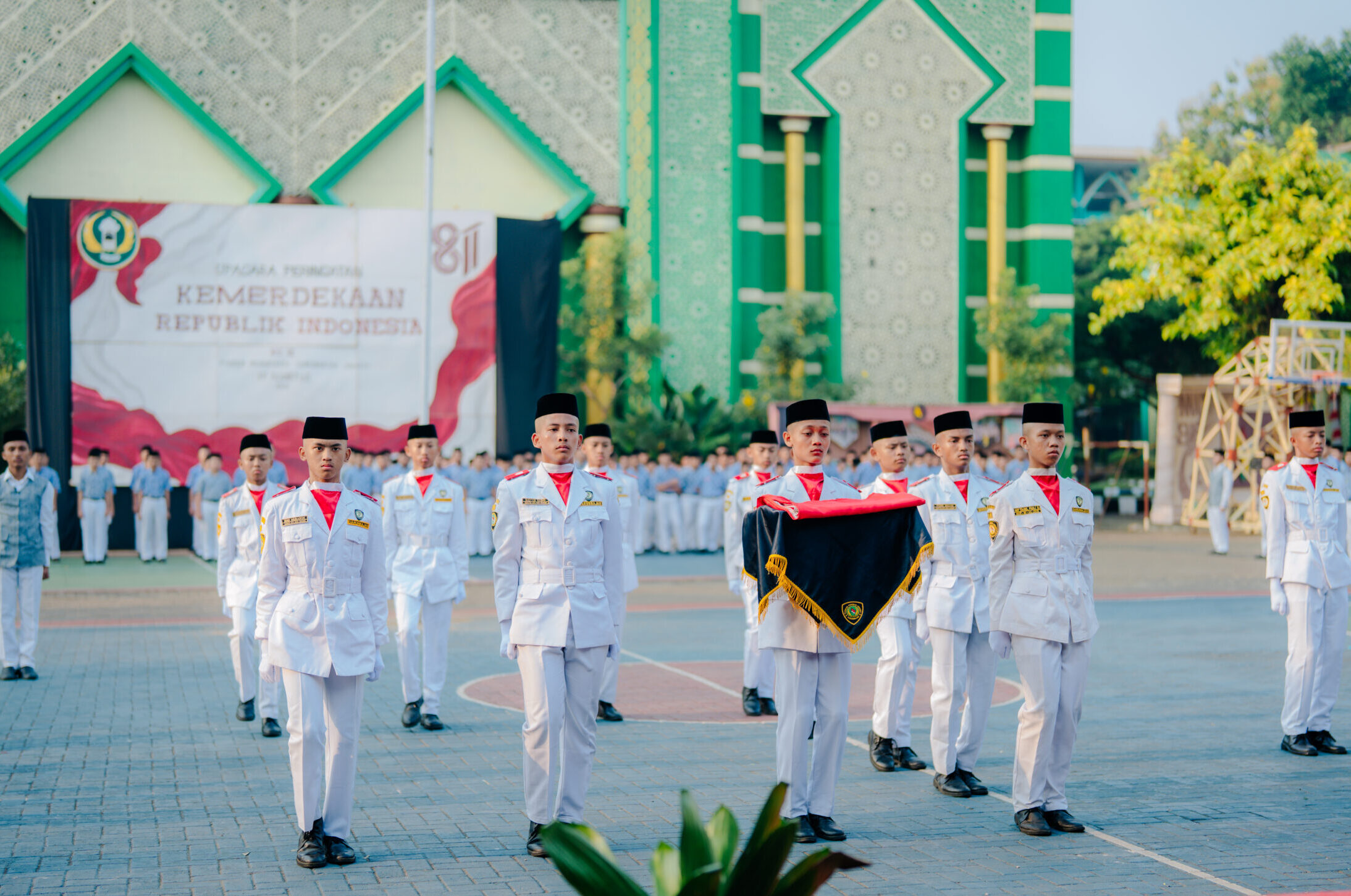 Semarak Kemerdekaan ke-81, Darunnajah Gelar Upacara HUT Republik Indonesia