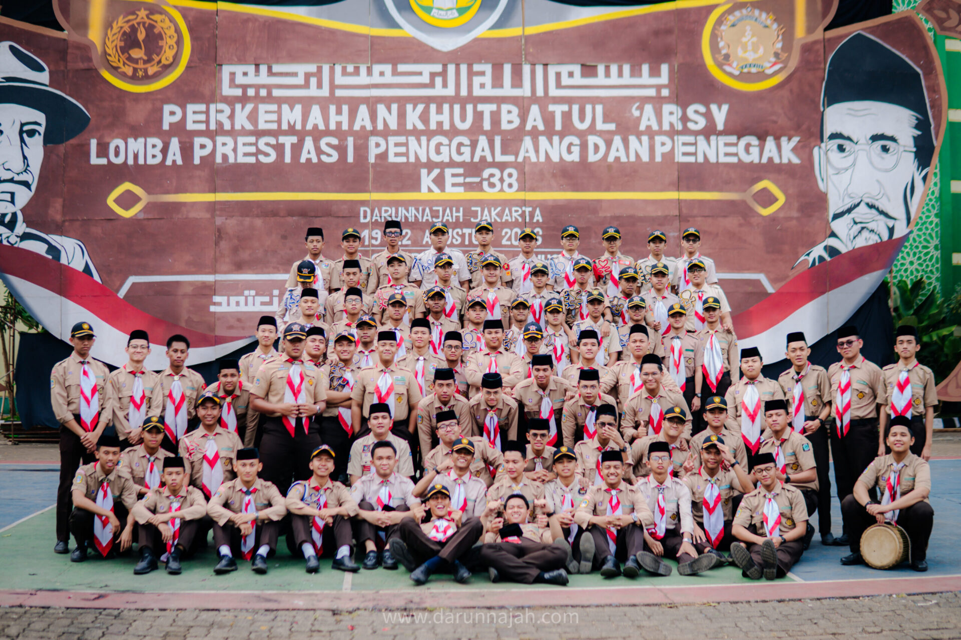 Santri Darunnajah Ikuti Pembukaan Perkemahan Khutbatul 'Arsy dan Lomba Prestasi Penggalang-Penegak ke-38
