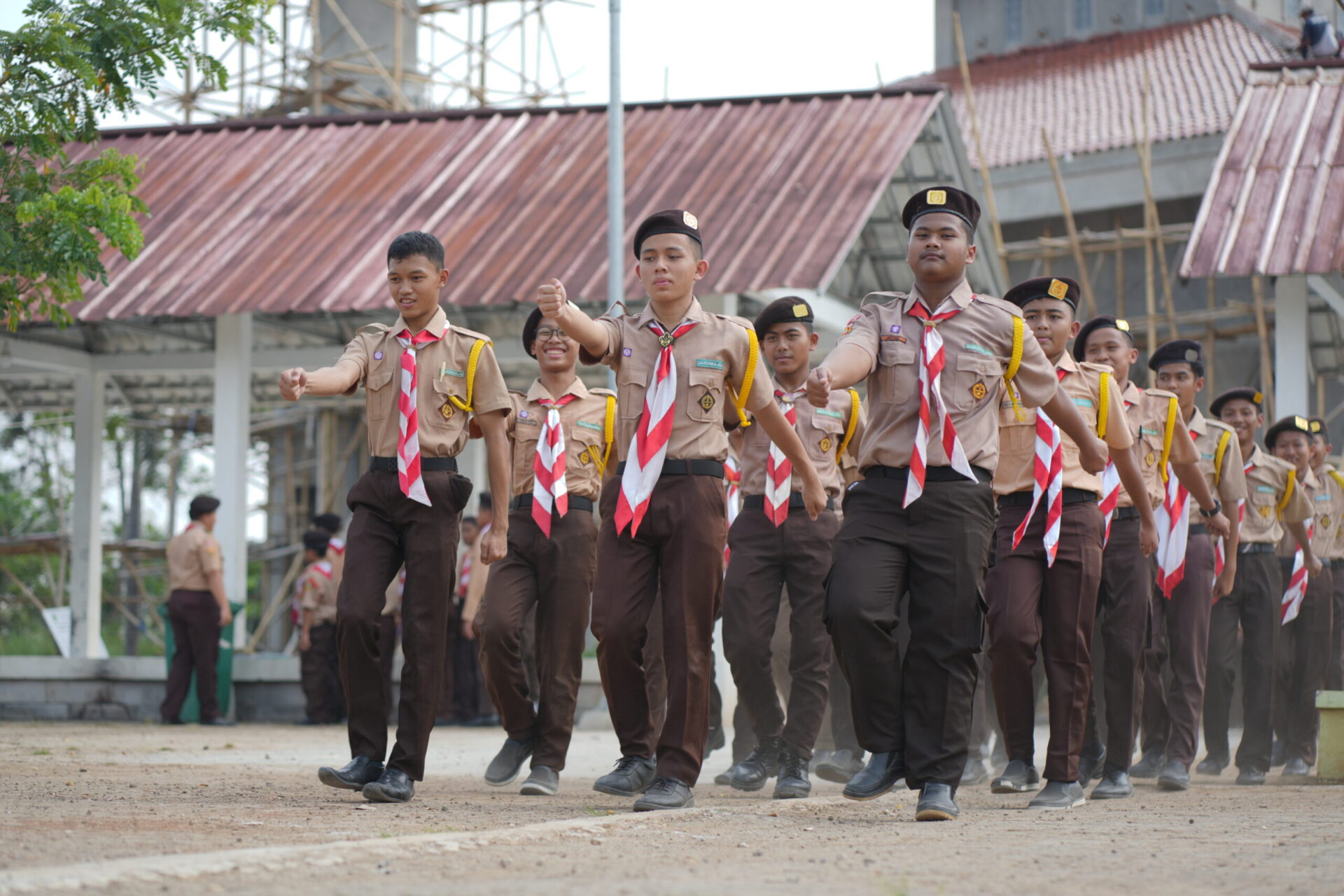 Hari Pramuka di Pesantren Darunnajah 2 Cipining