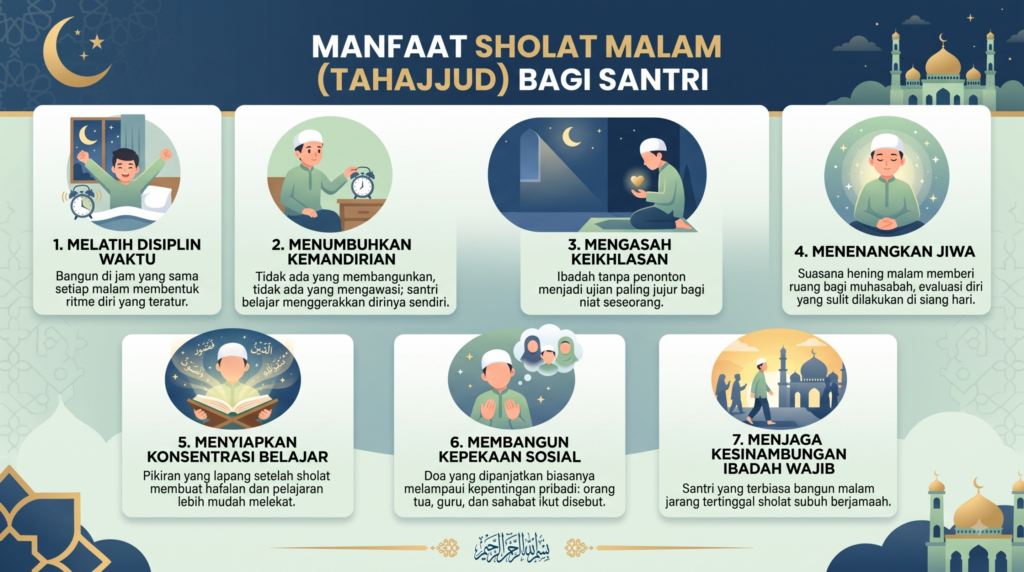 7 Manfaat Sholat Tahajud bagi Santri yang Jarang Disadari