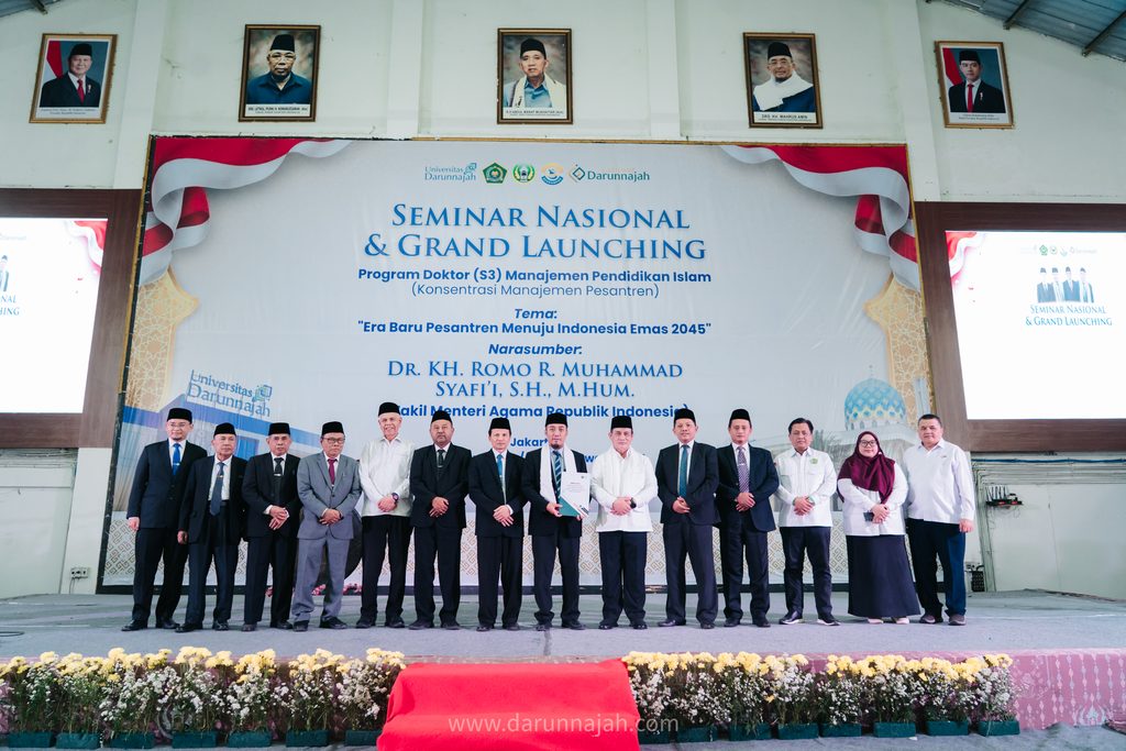 Wakil Menteri Agama RI Beri Sambutan di Peresmian Prodi Doktor Manajemen Pendidikan Islam Universitas Darunnajah