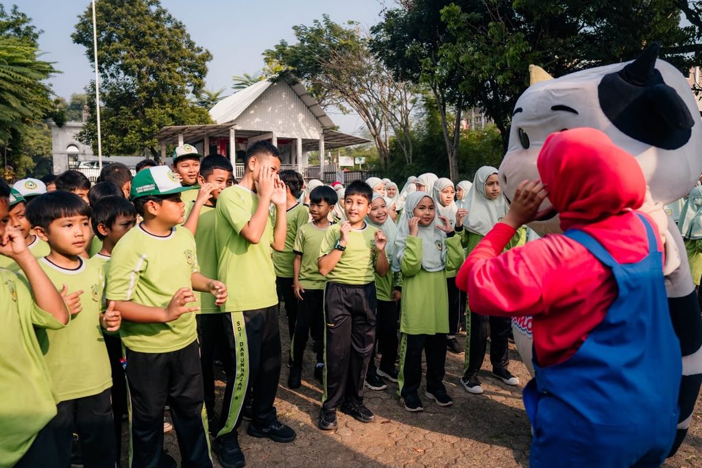 SD Islam Darunnajah 8 Kedatangan Cimory, Kenalkan Produk Yogurt kepada Siswa