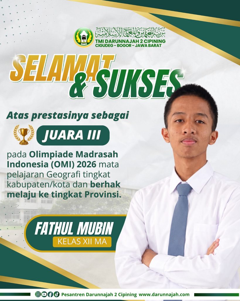 Fathul Mubin, Juara III Geografi OMI 2026 Tingkat Kabupaten Bogor Melaju ke Tingkat Provinsi