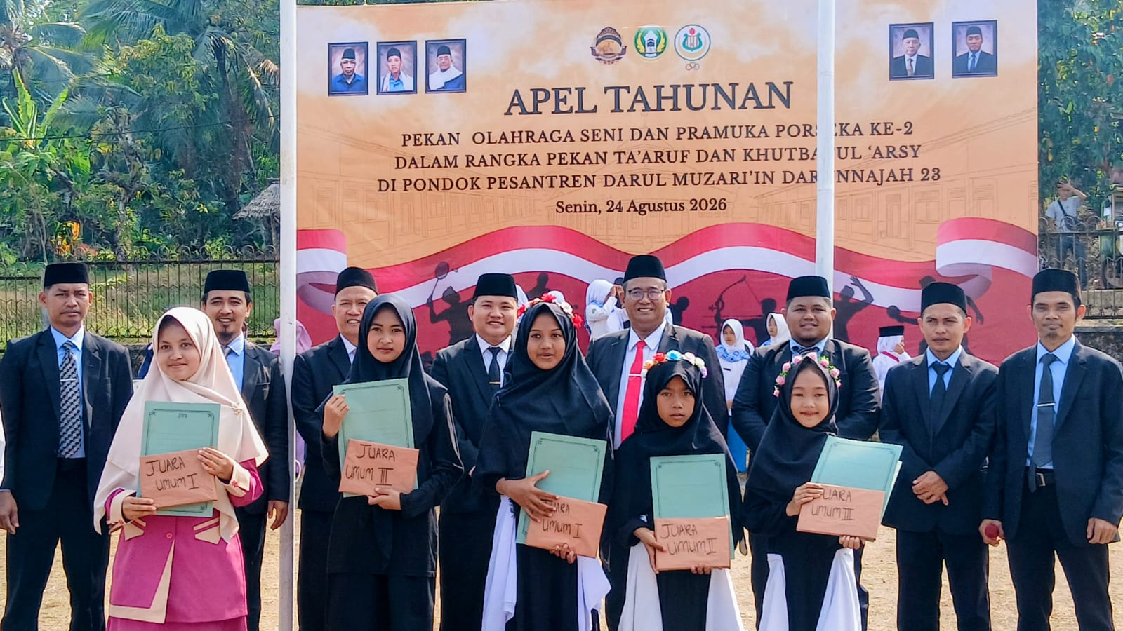 PORSEKA II Darul Muzzari’in Darunnajah 23 Hadirkan Semangat dan Kreativitas Santri