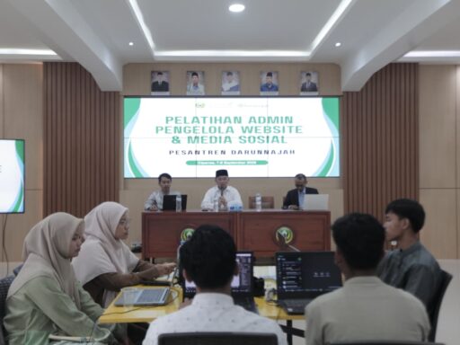 Pondok Pesantren Darunnajah Gelar Pelatihan Admin Pengelola Website & Media Sosial .