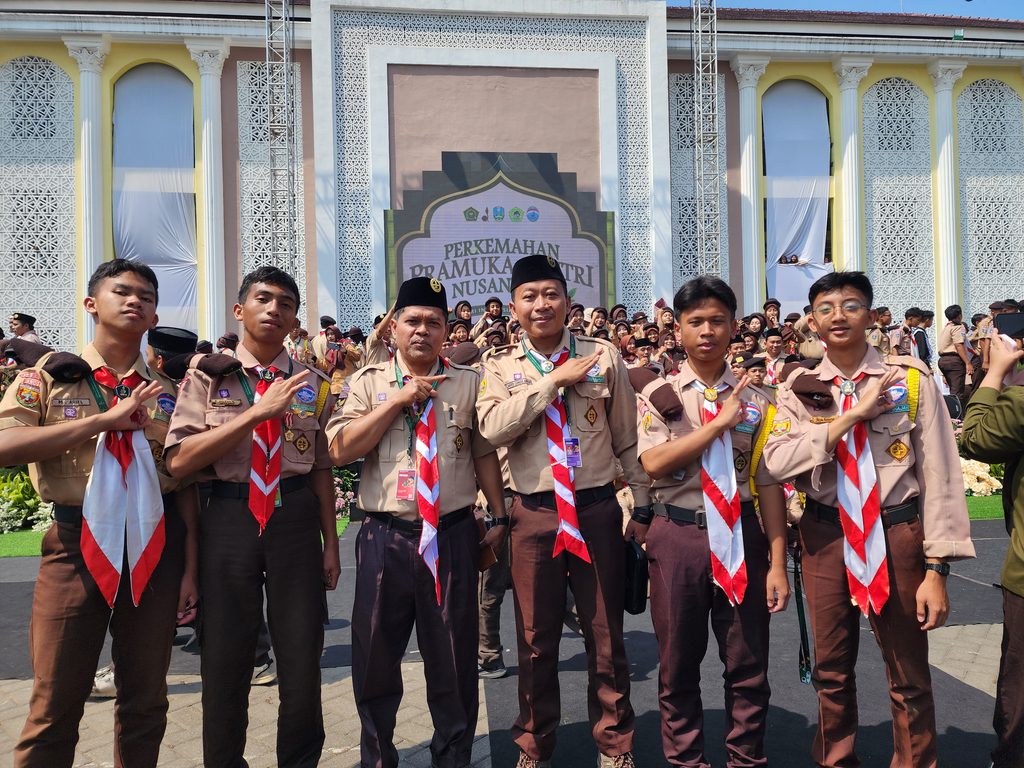 4 Utusan Dari Cipining Bergabung Dengan Kontingen Jawa Barat diperlombaan Perkemahan Pramuka Santri Nusantara (PPSN)