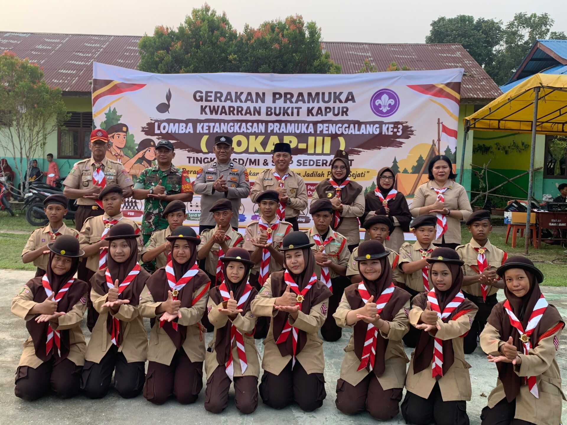Pramuka Al-Harokah Darunnajah 12 Dumai Raih Sejumlah Prestasi pada LOKAP III Kwaran Bukit Kapur