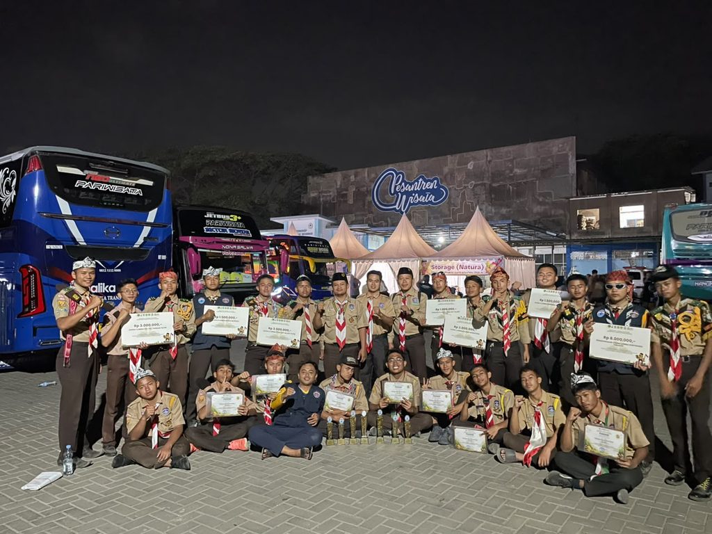 4 Utusan Dari Cipining Bergabung Dengan Kontingen Jawa Barat diperlombaan Perkemahan Pramuka Santri Nusantara (PPSN)
