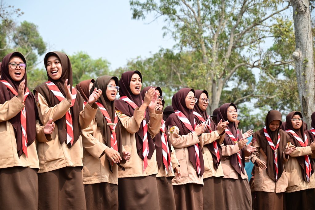 KMD Siapkan Santriwati Kelas 5 TMI Jadi Pembina Pramuka Andal bagi Adik Kelas